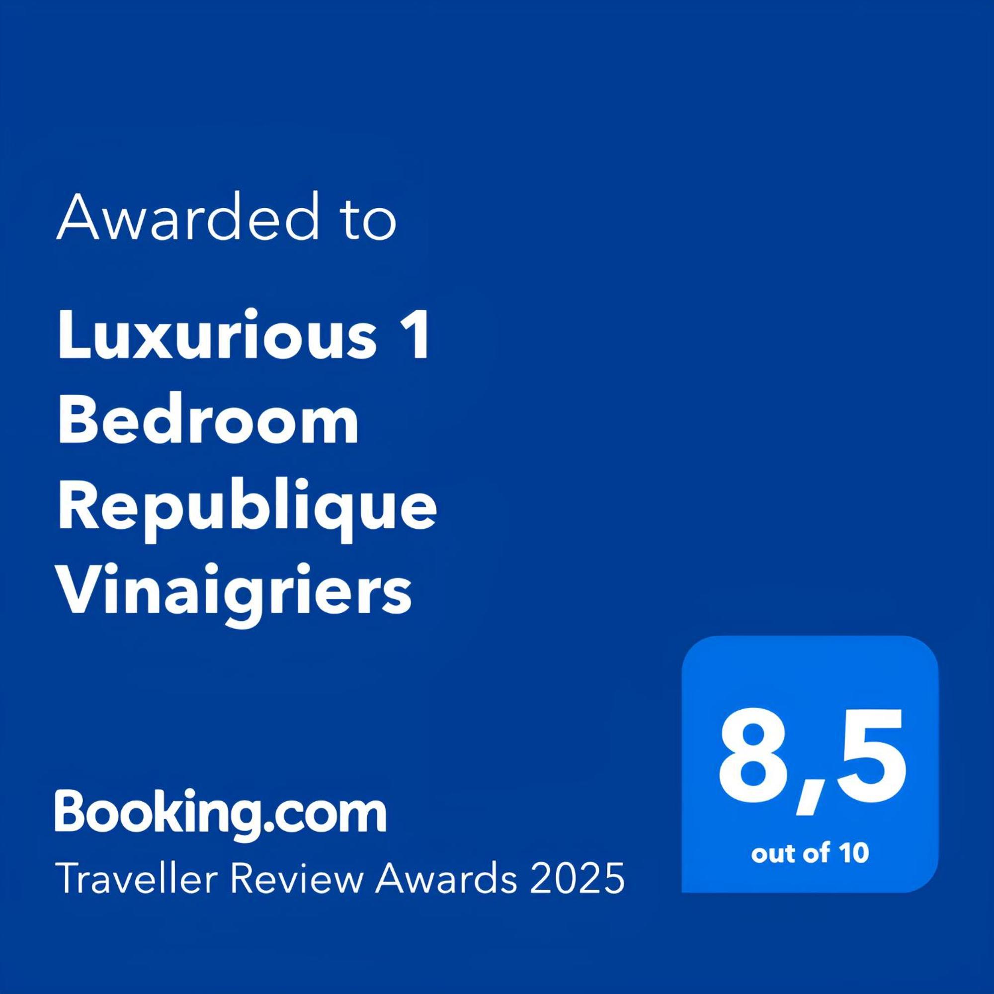 Luxurious 1 Bedroom Republique Vinaigriers Free Netflix Paris Exterior foto